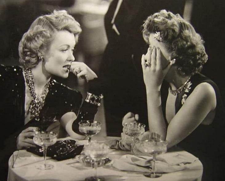 Constance Bennet and Garbo had little to say to each other between scenes