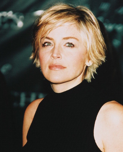 sharon stone hairstyle. Sharon Stone (American